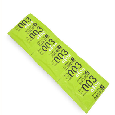 Bcs 0.03 Okamoto Aloe Siêu Mỏng Hương Nha Đam (H3) - Che Tên Sản Phẩm