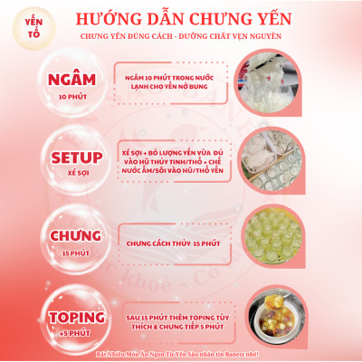 Tổ Yến Sào Tinh Chế 1 Lớp kèm quà tặng - Yến Sào BaNest