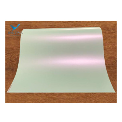 Giấy nhựa Ánh nhũ Ngọc trai (Pearl Pink PET) dầy 125 khổ 320x470