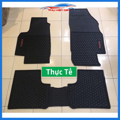 Lót sàn ô tô cao su cho Fadil 2019-2020-2021-2022 không mùi chống trơn trượt