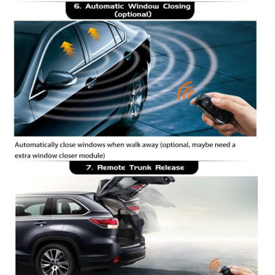 Bộ Sản Phẩm Chìa Khóa Thông Minh START-STOP Điều Khiển Từ Xa Dành Cho Xe Hơi, Ô Tô Cao Cấp: Mã E119