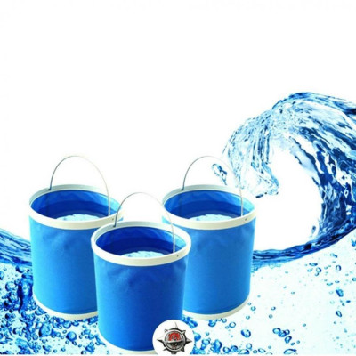  Xô đựng nước gấp gọn (9lit) xô rửa xe, xô phượt, xô câu cá