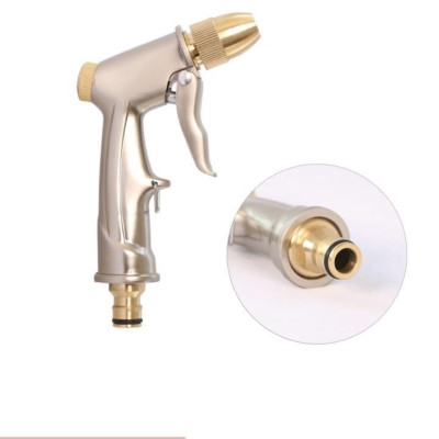  Bộ dây vòi xịt nước rửa xe, tưới cây . tăng áp 3 lần, loại 15m 206701-1 đầu đồng, cút, nối PE