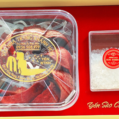 Hộp Quà Tổ Yến Sào Yến Huyết Thô Nguyên Tổ 100g Yến Nha Trang Khánh Hòa