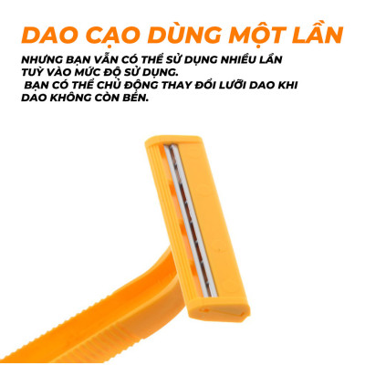 Dao Cạo Râu 2 Lưỡi Kép Thân Nhựa Dành Cho Nam Giới Cạo 1 Lần Kai Avatar