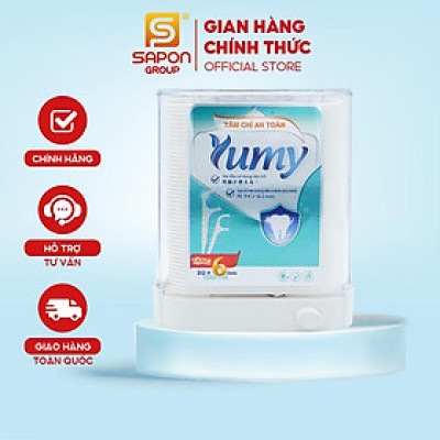 Tăm chỉ hộp tự động gia đình YUMY size M [TC02-138] hộp 96 chiếc