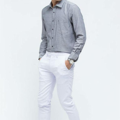 Quần Tây Nam Titishop QTN31 - Trắng