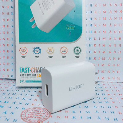 Bộ sạc nhanh LI-TOP AC29 100W chân Type C , có chứng nhận 3C tiêu chuẩn quốc gia, bảo hành hàng chính hãng 12 tháng