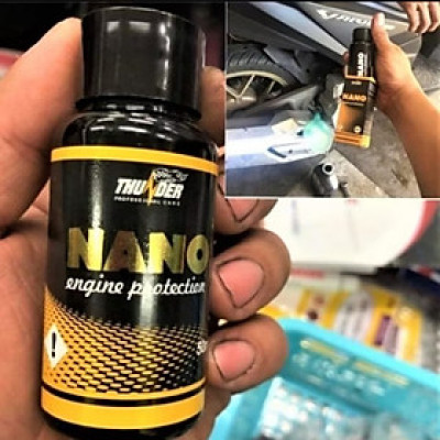 CHAI DUNG DỊCH NANO PHỤC HỒI BẢO VỆ ĐỘNG CƠ XE MÁY MẪU MỚI