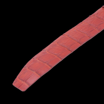 HC4236-4266-4273-4770 - Thắt lưng nam da cá sấu Huy Hoàng nguyên con 4P bát gài đầu kim màu vàng bò, nâu đất, đen, nâu đỏ