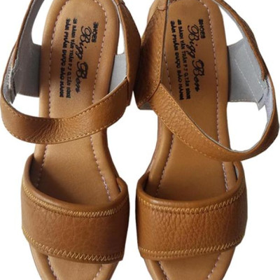 Giày Sandal Xuồng Nữ Da Bò BIGGBEN Cao Cấp SDX10