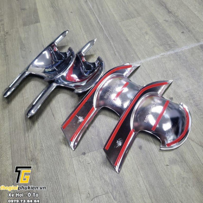 Ốp hõm cửa, tay nắm cửa xe Toyota Veloz mạ Crom