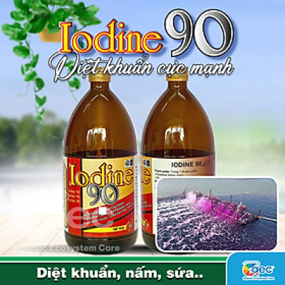 Iodine 90 - Xử lý vi khuẩn, ký sinh trùng, bảo vệ tôm nuôi cá