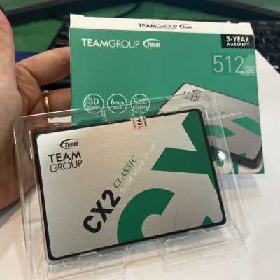 Ổ cứng SSD 512 - TEAMGROUP - Tốc độ cao - Vỏ Nhôm - Sịn- Hàng Chính Hãng