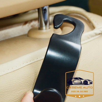 Móc Treo Đồ Chữ S Gắn Sau Ghế Ô Tô Xe Hơi, Nhựa ABS Cao Cấp An Toàn, Tiện Lợi, Hàng Dày Loại 1 - Hàng Nhập Khẩu