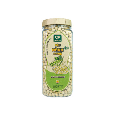 Đậu nành rang 230g/ Non GMO/ DGfoods/ HVNCLC/ đặc sản cần thơ, Ăn chay được