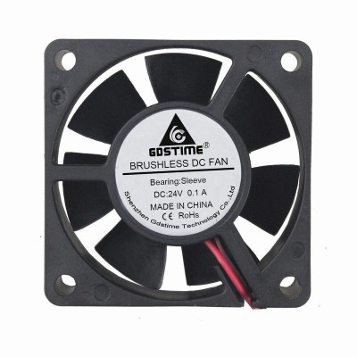 1 Pcs Gdstime 1-Wire DC 14V 60mm x 1mm Brushless Machine Equiment Cooling Fan 60x60x1mm 601