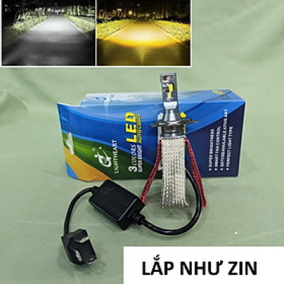 Đèn Pha LED Ô Tô - Xe Máy H4 36W 3 Nhiệt Màu AUTO:  Siêu Sáng 36W Loại Tốt