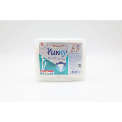Tăm Chỉ Hộp Cấp YUMY Size L – Combo 12 Hộp x 192 Cây (TC02-139), Dùng Gia Đình, Chỉ Mịn, Không Tưa Sợi