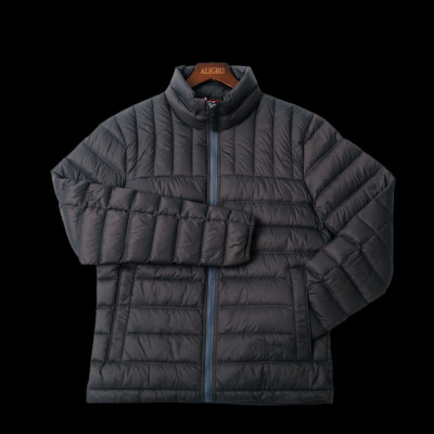 Áo khoác lông vũ màu xám chất liệu cao cấp mềm mịn chống thấm nước chống bám bẩn siêu nhẹ giữ nhiệt  ALIGRO ALGALV.22