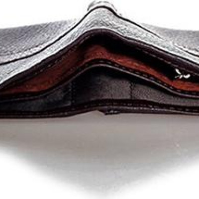 Ví nam da bò sọc ngang Huy Hoàng HT2133 (12,5 x 10 cm) - nâu