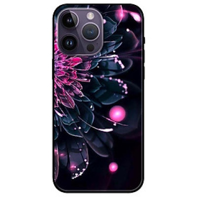 Ốp lưng dành cho Iphone 14 - Iphone 14 Plus - Iphone 14 Pro - Iphone 14 Pro Max - Mẫu Đơn Hồng Đen