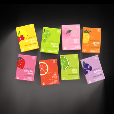 Trà Kombucha Detox Healslab Vị Chanh Thơm Mát Giải Nhiệt Nhập Khẩu Hàn Quốc
