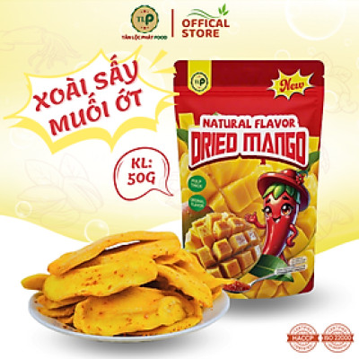 XOÀI SẤY MUỐI ỚT TÂN LỘC PHÁT ÍT ĐƯỜNG CHUA CAY