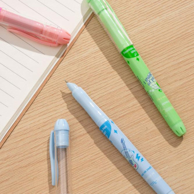 Bút Máy Nhựa Deli 0.5 mm - Phiên Bản Sơn Tùng M-TP Giới Hạn - Deli Q887 - Màu Xanh Lá