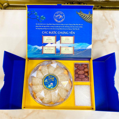 Yến Sơ Mướp [Thiên Gia Phúc] 100g - Tặng kèm đường phèn, táo đỏ, hạt chia