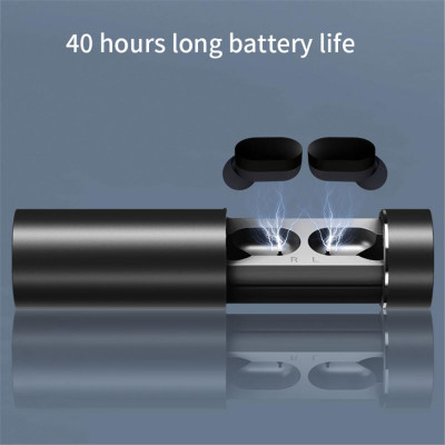 CINCATDY Tai Nghe Bluetooth Earbuds Gaming Headset True Wireless Headphone Dock Sạc có Led Báo Pin Kép K-03