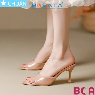 Dép guốc gót nhọn cao 5 phân RO663 ROSATA tại BCASHOP tôn dáng, êm chân kết hợp mũi nhọn tinh tế và thời trang