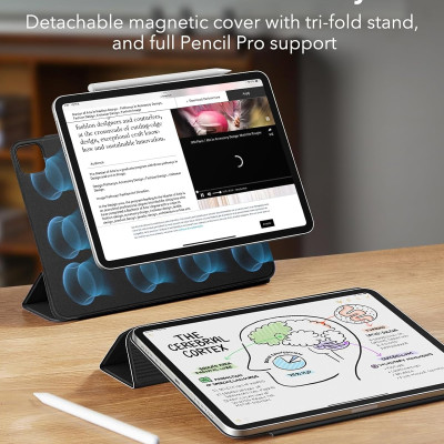 Bao Da dành cho iPad Pro 11 inch / iPad Pro 13 inch 2024 ESR Rebound Magnetic Case - Hàng Chính Hãng