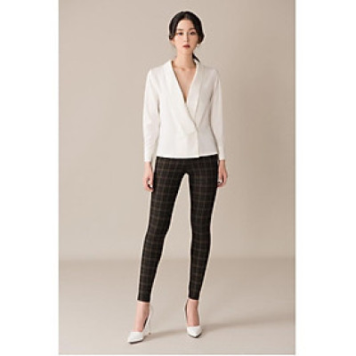 Quần legging nữ co giãn họa tiết kẻ 2NDDATE TR008MBC