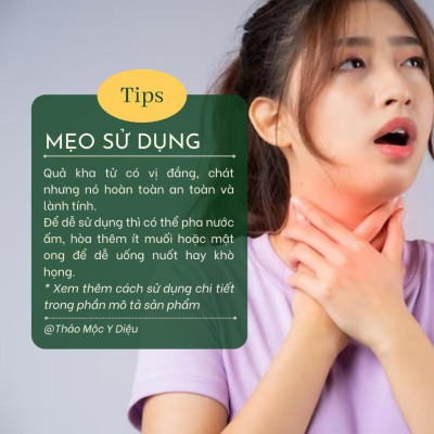 Bột quả kha tử 65g, giảm ho viêm họng, hỗ trợ hệ tiêu hóa, giảm nhẹ táo bón, thanh lọc, thải độc cơ thể