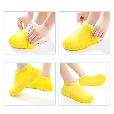 Vỏ Bọc Giày Đi Mưa Bằng Cao Su Chống Trượt Chống Thấm Nước, Tái Sử Dụng, Bao bọc giày dép Ủng Bọc Giày, bao Giày Latex Đi phượt, du lịch 