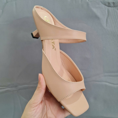 Dép cao gót nữ quai ngang ROSATA RO669 - 4p - HÀNG VIỆT NAM - BKSTORE