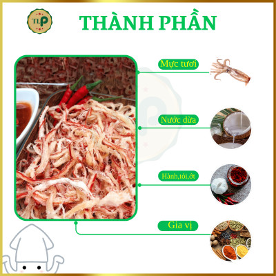 MỰC SỢI HẤP NƯỚC DỪA TÂN LỘC PHÁT COMBO 1KG - MỖI HŨ 500G