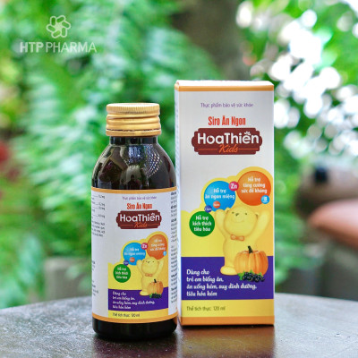Siro Ăn Ngon Hoa Thiên SẮC NGỌC KHANG giúp hổ trợ kích thích hệ tiêu hóa & ăn ngon miệng chai 120ml