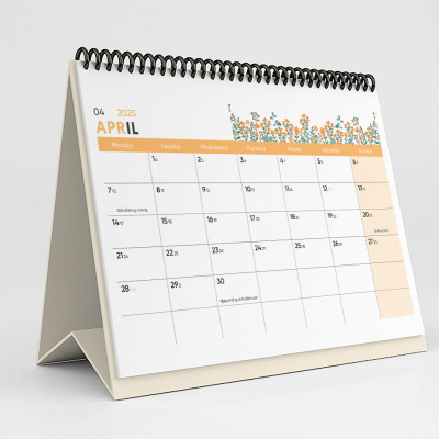 Lịch Bàn 2025 - Desk Calendar Nguyễn Trắc - Wild Flower and Herb