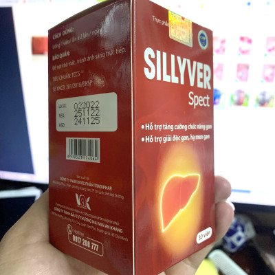 Viên Uống Sillyver Spect Hộp 30 Viên Giúp Hỗ Trợ Bảo Vệ Gan, Tăng Cường Chức Năng Giải Độc Gan
