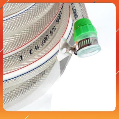 ️Evoucher Bộ dây vòi xịt nước rửa xe, tưới cây , tăng áp 3 lần, loại 3m, 5m 206318Dđầu đồng, cút, nối PE, d.vàng