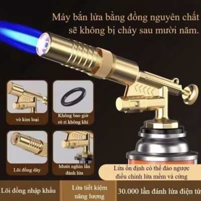 [KoSuyTu] KHÒ GAS BẰNG ĐỒNG NGUYÊN CHẤT – BẮN LỬA SIÊU MẠNH, ĐIỀU CHỈNH LINH HOẠT CÔNG SUẤT - BỀN BỈ, AN TOÀN, SIÊU TIỆN DỤNG