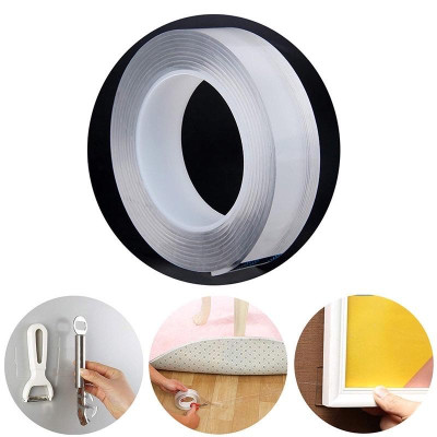 Cuộn Băng Keo Siêu Dính Đa Năng 2 Mặt Trong Suốt, Băng Dính Trong Suốt, Sử Dụng Dính Đồ Vật Trong Nhà. TakyHome 6005