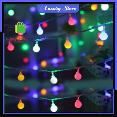 Dây đèn led chipsling ball trang trí nhà cửa, noel, lễ hội bóng tròn nhỏ 2cm