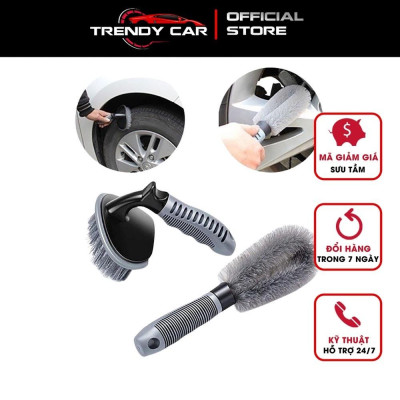 Chổi Cọ Lazang Rửa Xe Ô Tô – Xe Hơi | Chổi lazang cọ mâm xe, lốp xe Ô Tô Xe máy Chuyên Dụng Tay Cầm Chắc Chắn