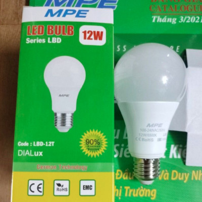 Bóng đèn LED 12W MPE LBD-12