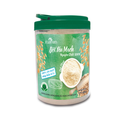Combo 11 Hộp Bột Yến Mạch Nguyên Chất 100% Xuân An [ko đường] Hộp 500G(Tặng Kèm 11 Túi Yến Mạch 150G)