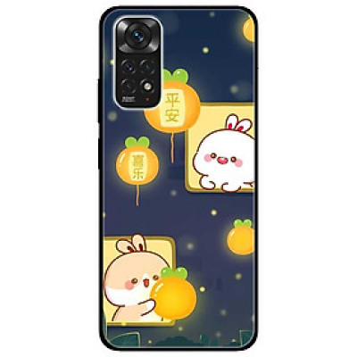 Ốp lưng dành cho Xiaomi Redmi Note 11 4G mẫu Thỏ Quả Cam