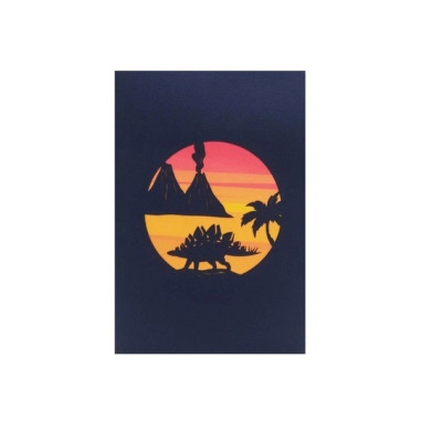 Thiệp 3D Khủng Long Stegosaurus – Thiệp Pop Up Độc Đáo, Sáng Tạo, Tặng Sinh Nhật, Trẻ Em, Bạn Bè  Mô tả sản phẩm  Khám phá thế giới tiền sử đầy bất ngờ với, A34
